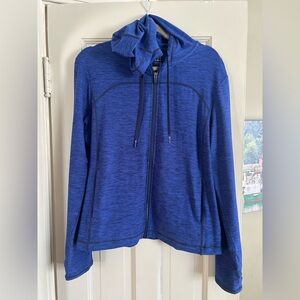 Title nine full zip hoodie size L Blue Nice!